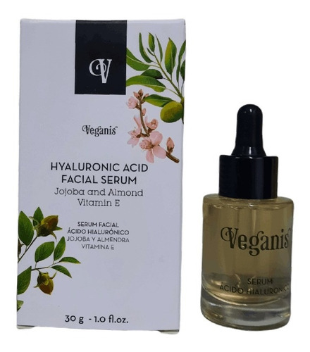 Serum Facial Ácido Hialurónico Veganis Vitamina E 30g