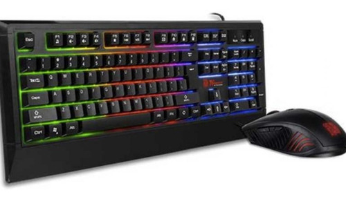 Combo Teclado Español Y Mouse Gaming Challenger Thermaltake