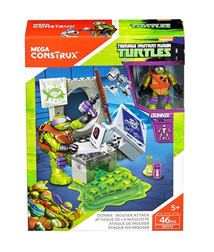 Kit De Ataque Mouser Edificio Mega Construx Tortugas Ninja D