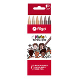 Marcador Escolar Filgo Pinto 2220 Piel X6 Filgo