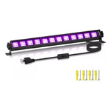 Luz Negra Uv Led Ultravioleta Neón 33w 43cm Bar Discoteca 