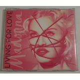 Madonna Cd Single Living For Love 2 Tracks
