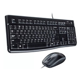 Kit Teclado Mouse Black Usb Pc Negro