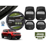 Kit Tapetes 4pz + Cubrevolante Jeep Renegade 2020-2023