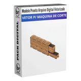 Pacote Vetores Caixa De Madeira Modelo 44 Laser Router Cnc