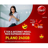 Chip Com 240gb E Sem Corte Da Internet (claro)