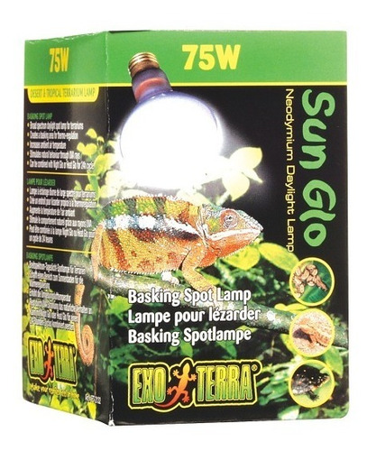 Foco Exo Terra Para Reptiles  Sun Glo  Neodymium 75 W