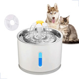 Bebedouro Fonte Água 2,4l Filtro Automático Pet Gatos Cães