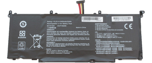 Bateria Compatible Con Asus B41n1526 Litio A