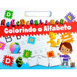Colorindo O Alfabeto Com Adesivos: Pranchetas Para Colorir, De Misse, James. Editora Pé Da Letra, Capa Mole Em Português