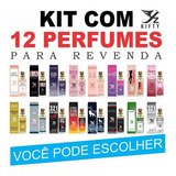 12 Perfumes 15ml Kifty Fragrância Importada Mais Barato