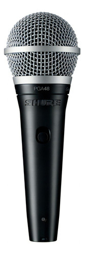 Micrófono Dinámico Shure Pga48 Vocal Cardioide Profesional Color Negro