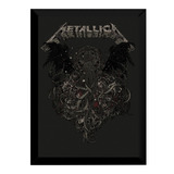 Poster Com Moldura Metallica Ktulu Cthulhu Quadro 44x32cm