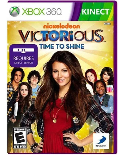 Jogo Victorious Time To Shine Xbox 360 Kinect Sensor