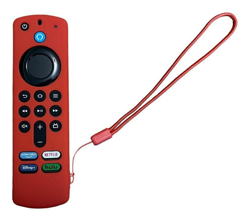 Funda Compatible Con Control Fire Tv Stick 2021 Rojo