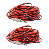 Cable Para Bafle Parlante Potencia Plug A Pelado 2,5mts Pack