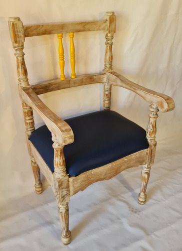 Silla Vintage  Colonial Restaurada