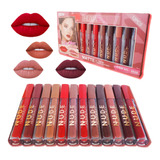 Promocion!!! 12 Labiales Matte Indelebles Excente Calidad