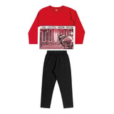 Conjunto Elian Juvenil Moletom Inverno Masculino 10 12 14