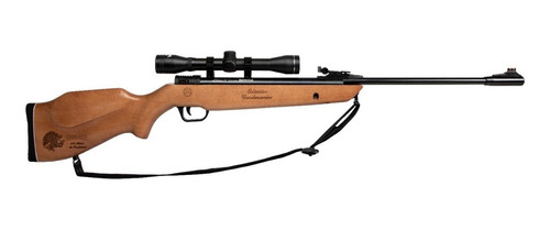Rifle Centenario Mendoza Barniz Con Mira 4x32 5.5mm.