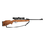 Rifle Centenario Mendoza Barniz Con Mira 4x32 5.5mm.