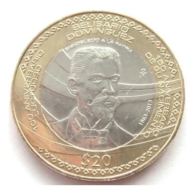 Moneda De 20 Pesos Belisario Dominguez Conmemorativa | Meses sin interés