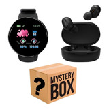 Smartwatch D18 + Auriculares A6s + Mistery Box Premium Combo