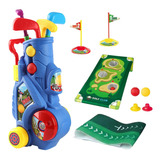 Conjunto De Jogos Mini Golfs, Mala De Golfe Para Crianças, C