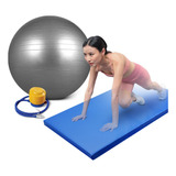 Kit Treino Colchonete E Gym Ball 65cm