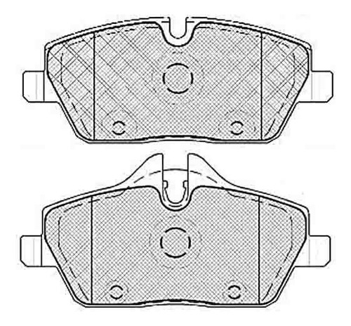 Pastillas Freno Para Bmw Serie 1 116 - 120 04/ Delantera Ice Foto 2