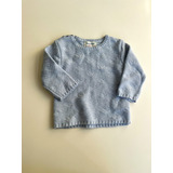 Sweater Celeste  Zara Knitwear Talle 6-9meses No Baby Gap