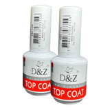 Kit 2 Top Coat Selante D&z Branquinho Do Poder Brilho Dz