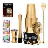 Gold Boston Shaker - Juego De Coctelera | Kit De Camarero Pr