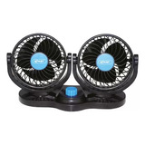 Ventilador Automotivo Duplo 12v Ajustável Knup Alto Fluxo