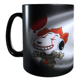 Taza Mágica Diseño Snoopy, It, Pennywise, Tazon Cambia Color