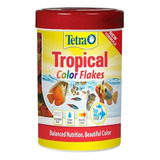 Alimento Para Peces Tetra Color Flakes 28g Escamas