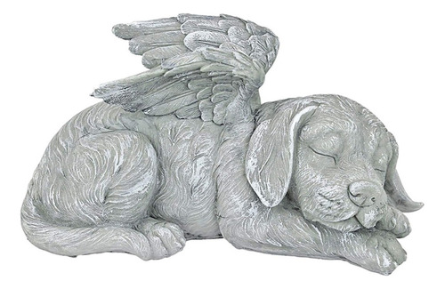 Estatuas De Perro Gato Durmiendo En Alas De Ángel