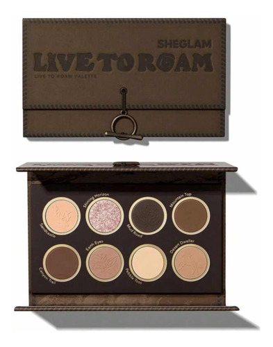 Paleta De Sombras Live To Roam Palette Sheglam