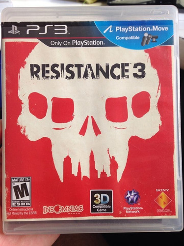 Resistance 3 Playstation 3 Ps3 Sony Completo R$76,98