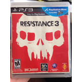 Resistance 3 Playstation 3 Ps3 Sony Completo R$76,98