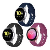 3 Mallas Para Reloj Samsung Galaxy Watch Active/active 2