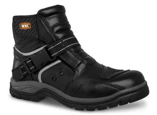 Bota Biker Hombre Motociclista Chopper Workland 3.0 Negro