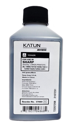 Toner Katun Para Sharp Al-1000 Al-2030/2040/2031/2041/2051