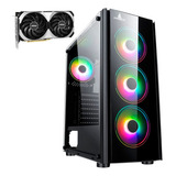 Pc Torre Gamer Cpu Core I3 7100 16ram T Video Rtx 4070 12gb