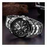 Reloj Curren 8025slbk Plateado Hombre