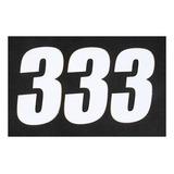 Dcor Number Pack Universal Mx Motocross Atv 3 White Size Lrg