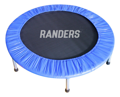 Mini Trampolin Randers Arg-068  Color Negro Con Diámetro De 100cm Y Funda Para Resortes 