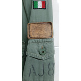 Camisa Tipo Jaqueta C Zíper Armani Verde Militar Vintage G