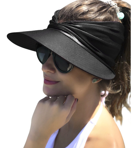 Gorra Visera Playera Mujer Ala Ancha