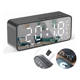 Reloj Despertador Digital Bluetooth5.0 Velador Alarma Con Fm